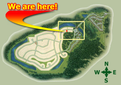 aerial map - emerald island resort